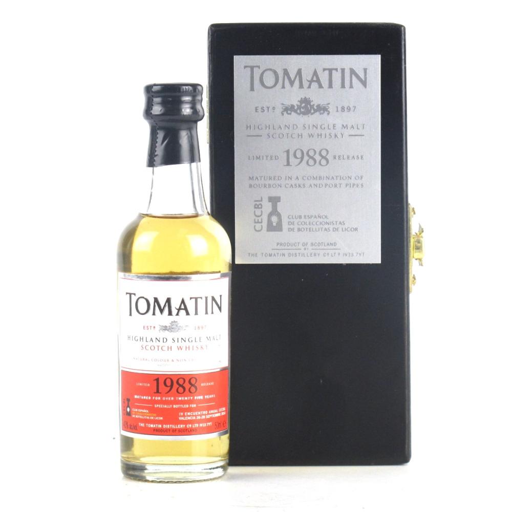 Tomatin 1988 25 Year Old Batch #1 Miniature 5cl / CECBL 4th Anniversary