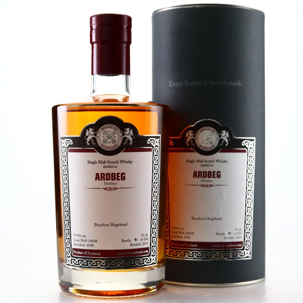 Ardbeg 1998 Malts of Scotland Bourbon Hogshead