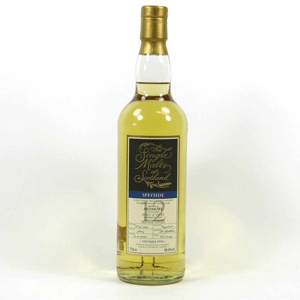 Ardmore 1994 Single Malts of Scotland 12 Year Old