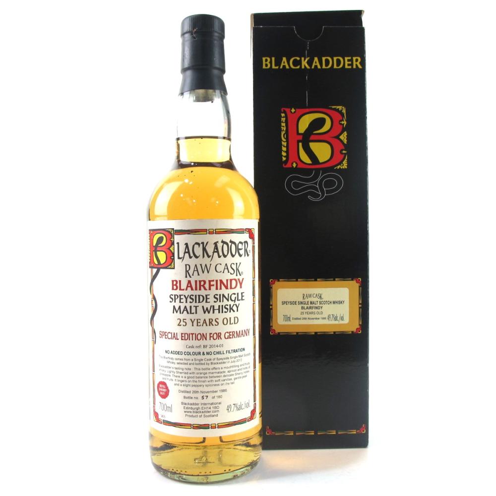 Glenfarclas 1986 Blackadder 25 Year Old / Blairfindy