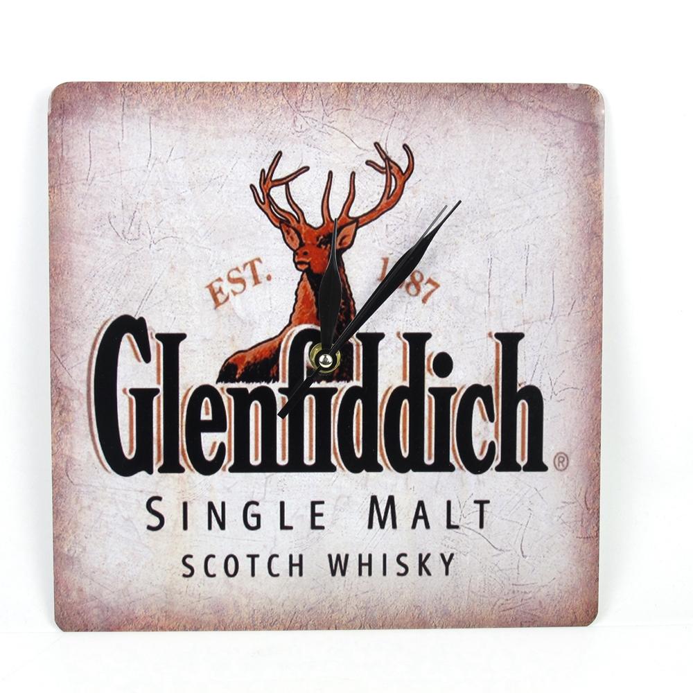 Glenfiddich Branded Clock 247mm x 247mm
