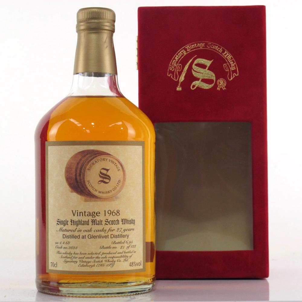 Glenlivet 1968 Signatory Vintage 27 Year Old