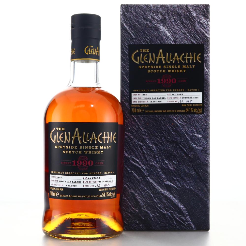 Glenallachie 1990 Single Virgin Oak Cask 28 Year Old #1468