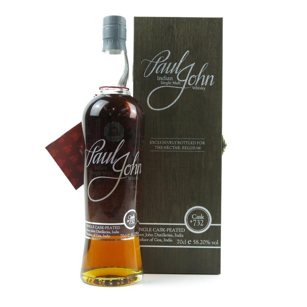 Paul John Single Peated Cask #732 / The Nectar Belgium Exclusive