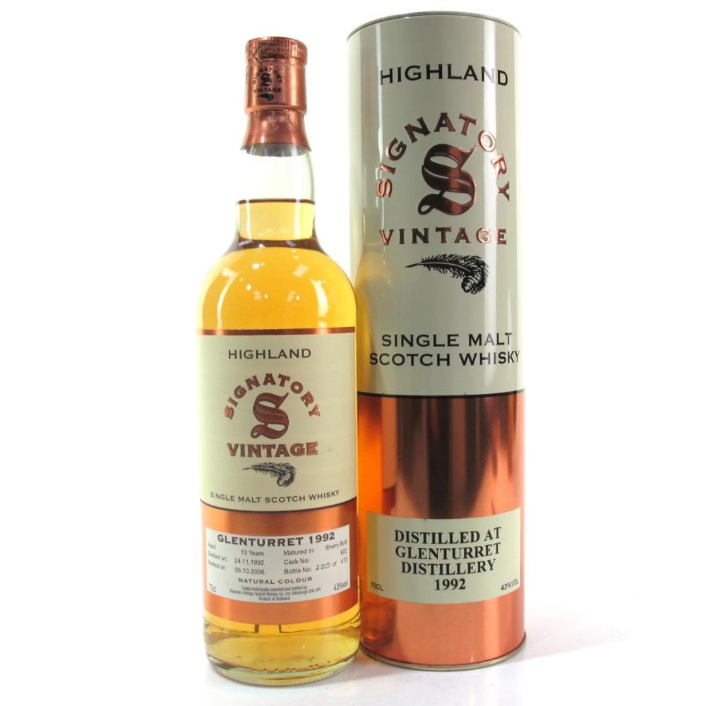 Glenturret 1992 Signatory Vintage 13 Year Old