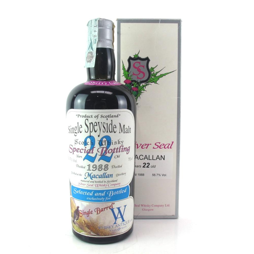 Macallan 1988 Silver Seal 22 Year Old