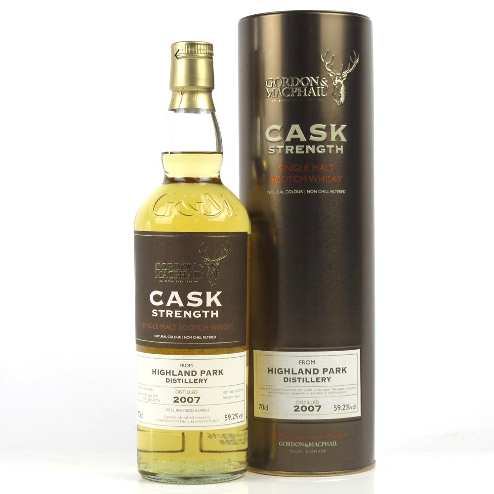 Highland Park 2007 Gordon and MacPhail Cask Strength 