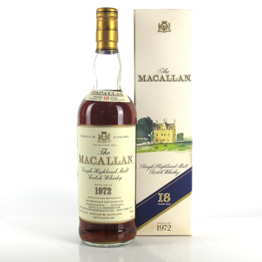 Macallan 18 Year Old 1972 75cl / US Import