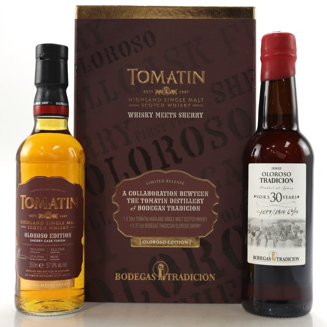 Tomatin 2000 Whisky Meets Sherry Gift Pack Oloroso / Bodegas Tradicion