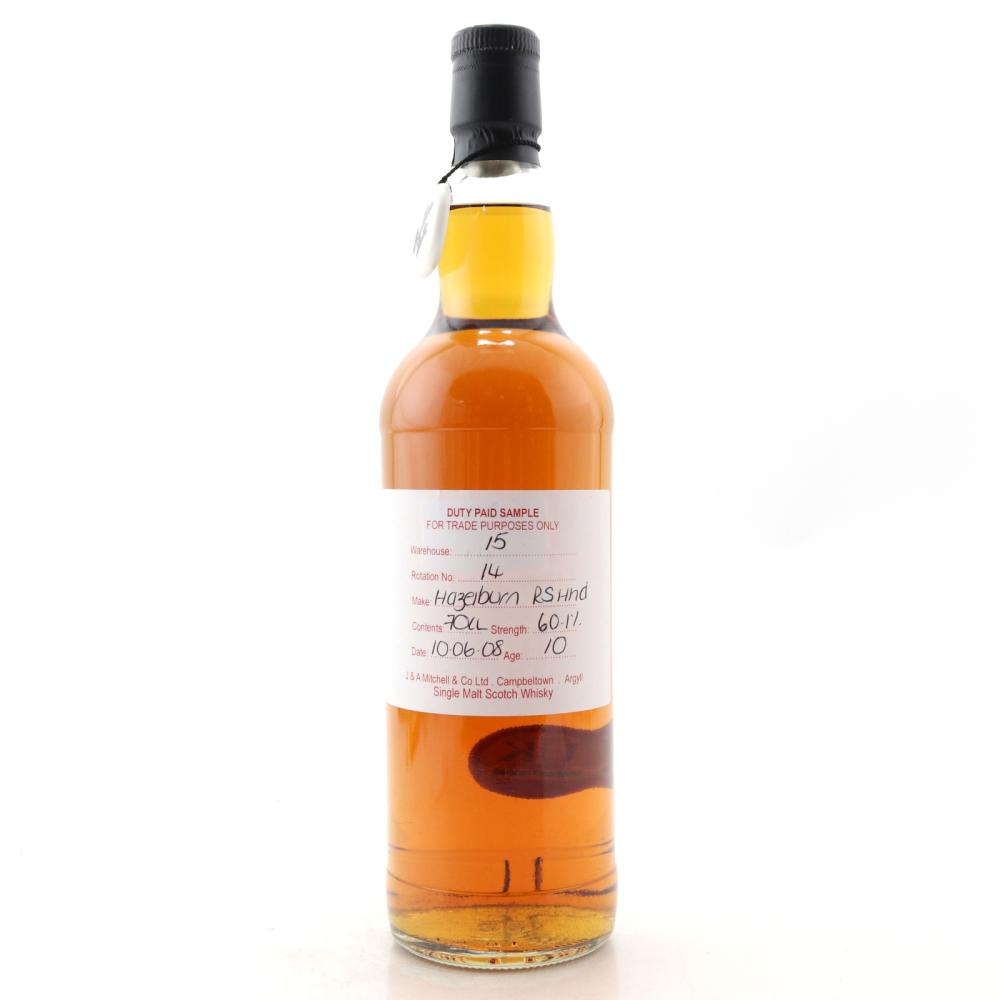 Hazelburn 2008 Duty Paid Sample 10 Year Old / Sherry Hogshead
