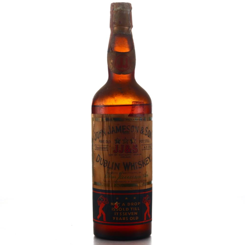 Jameson Three Star 7 Year Old 1960s / Soffiantino Import - Collection Only