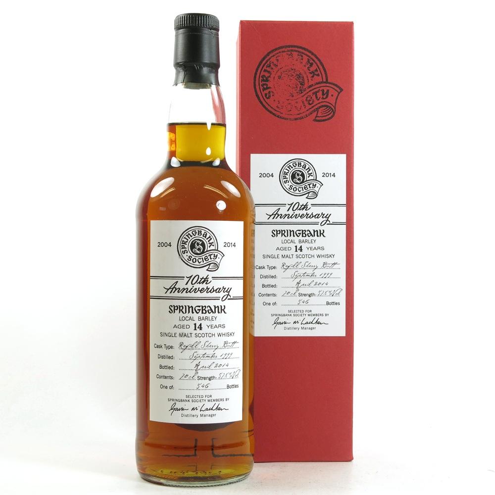 Springbank 1999 Sherry Butt 14 Year Old