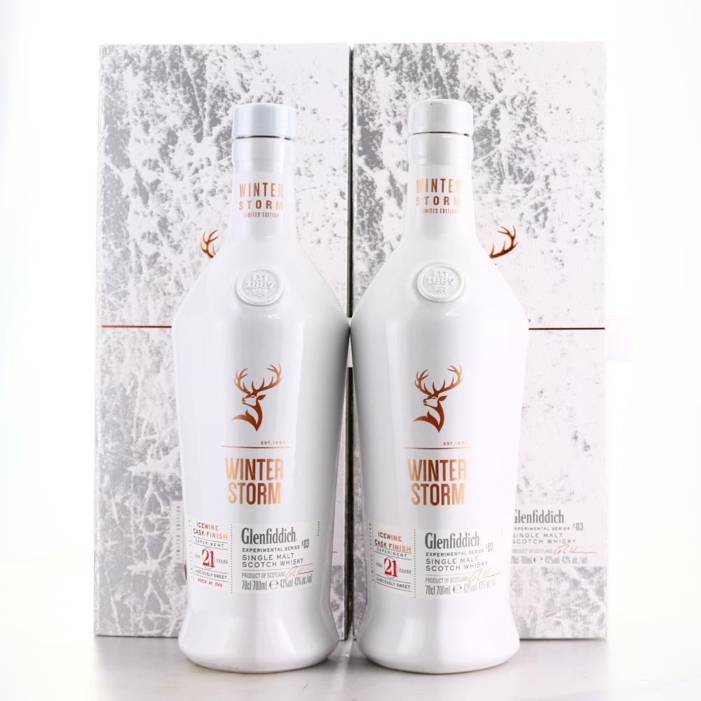 Glenfiddich 21 Year Old Experimental Series #3 Winter Storm 2 x 70cl / Batch 1 & 2