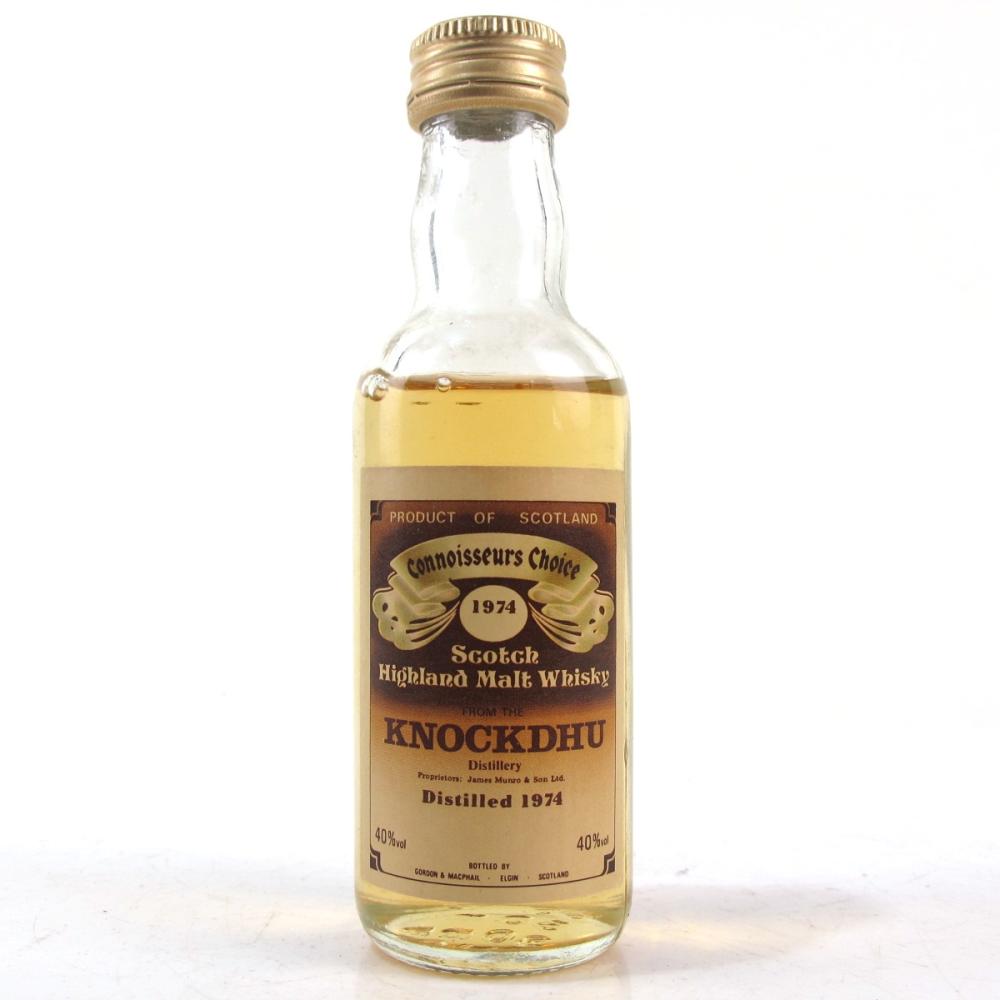 Knockdhu 1974 Gordon and MacPhail Miniature 5cl