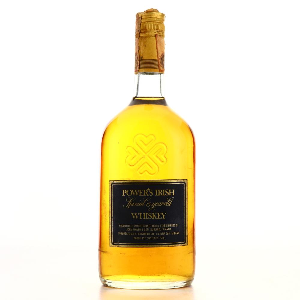 Power's Irish Special 15 Year Old Whiskey circa 1960s / Giovinetti Import