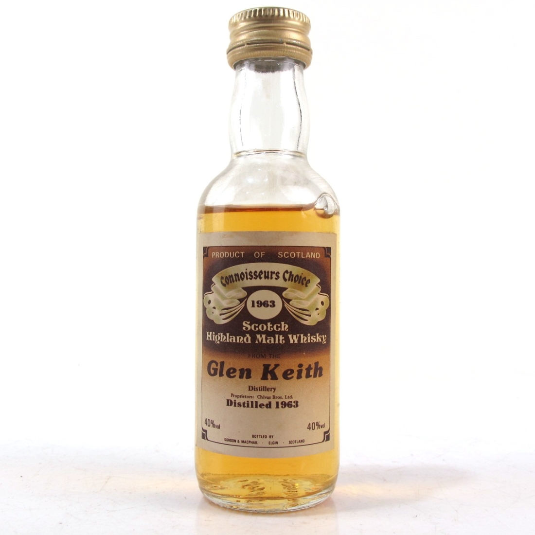 Glen Keith 1963 Gordon and MacPhail Miniature 5cl