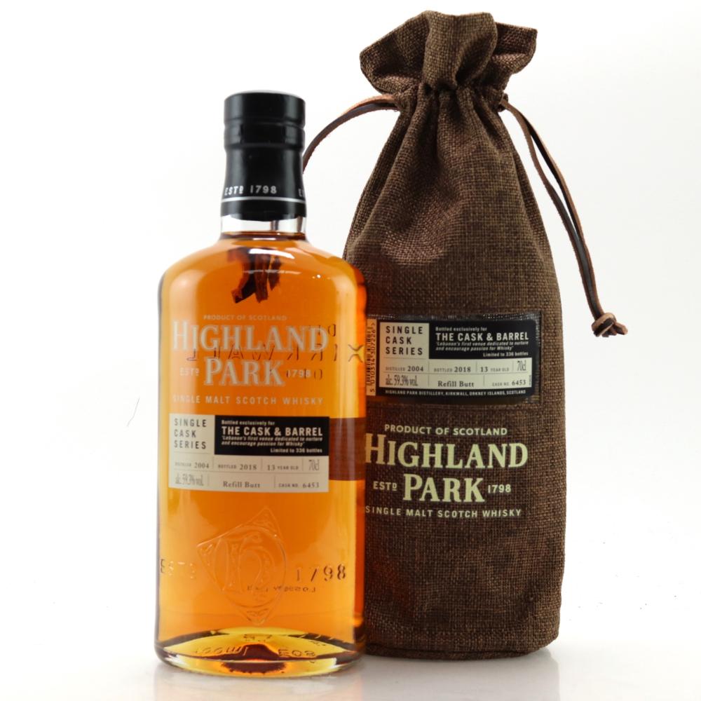 Highland Park 2004 Single Cask 13 Year Old #6453 / The Cask & Barrel