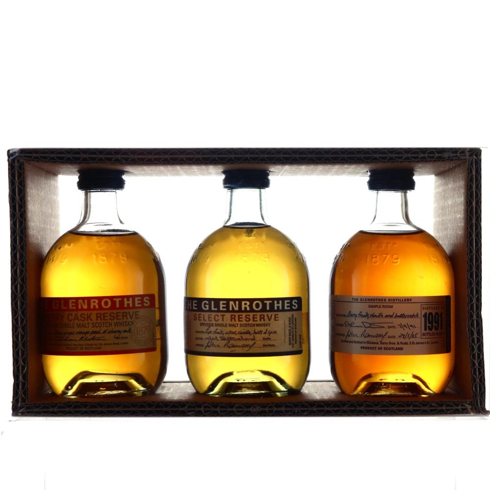 Glenrothes Triple Pack 3 x 10cl / including 1991 Vintage