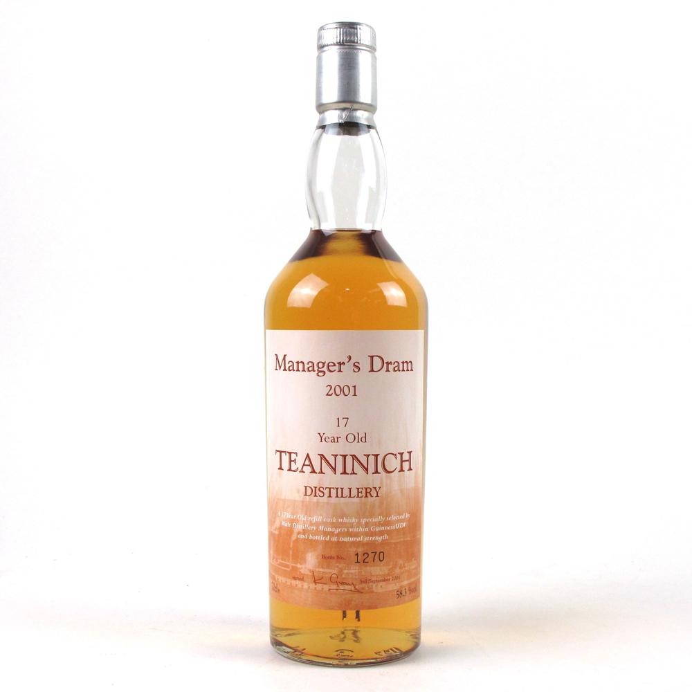 Teaninich 17 Year Old Managers Dram 2001 