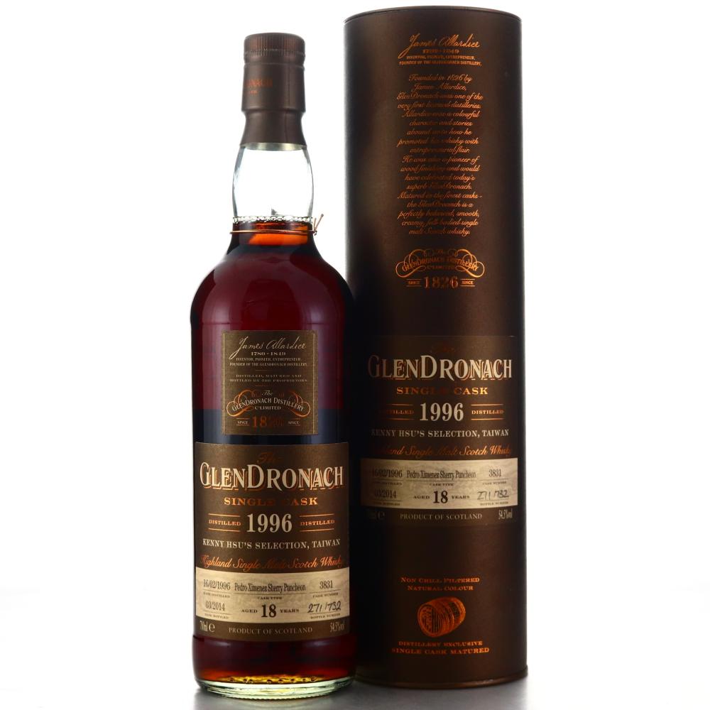 Glendronach 1996 Single PX Cask 18 Year Old #3831 / Kenny Hsu's Selection