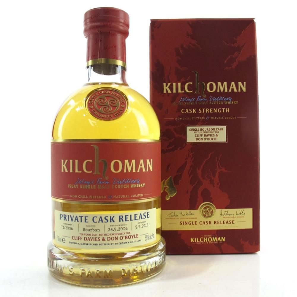 Kilchoman 2006 Private Cask Release 10 Year Old / Cliff Davies & Don O'Boyle