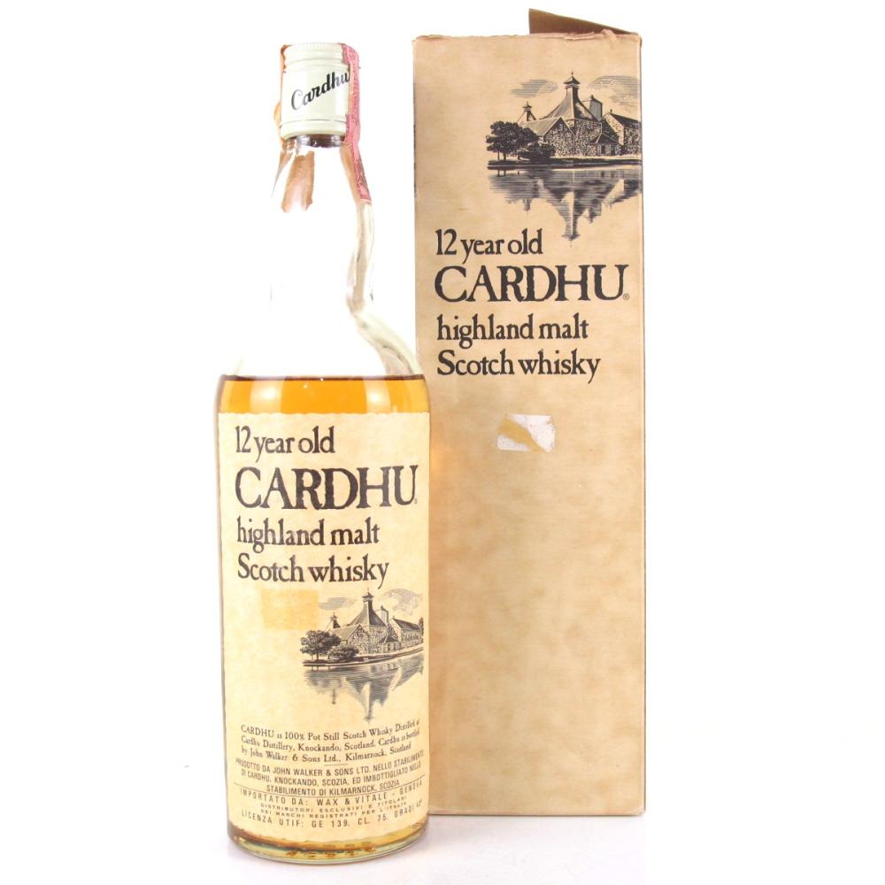 Cardhu 12 Year Old 1970s / Wax and Vitale Import