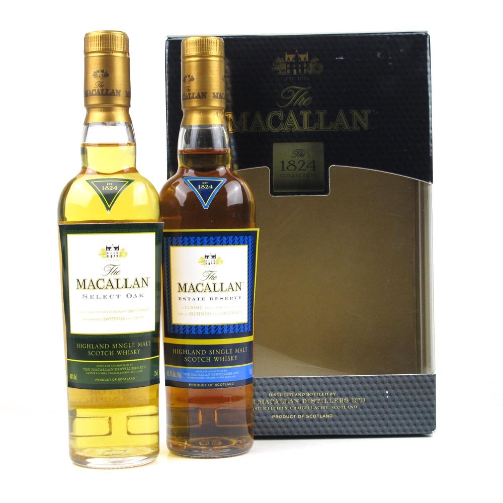 Macallan 1824 Collection Gift Set / 2 x 35cl DUMMY LIQUID