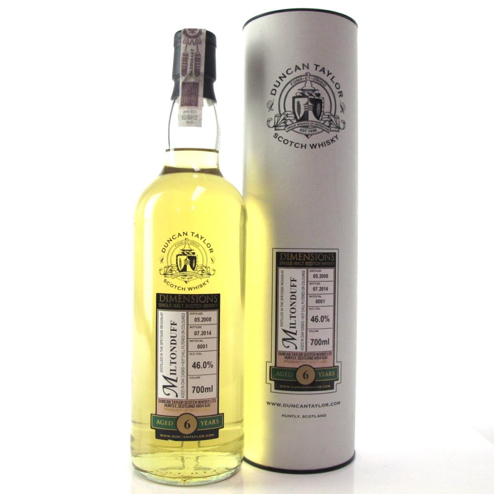 Miltonduff 2008 Duncan Taylor 6 Year Old