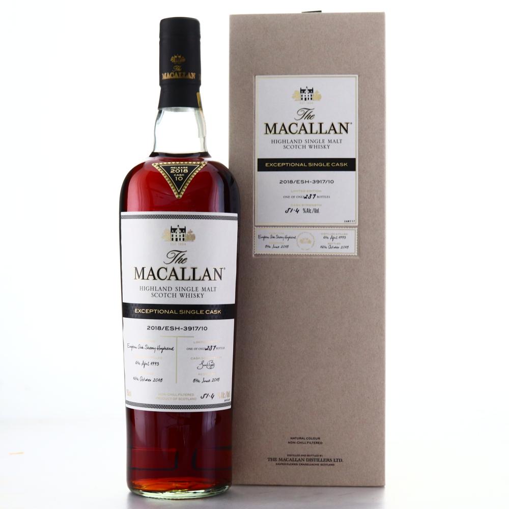 Macallan 1993 Exceptional Cask #3917-10 75cl / 2018 Release - US Import