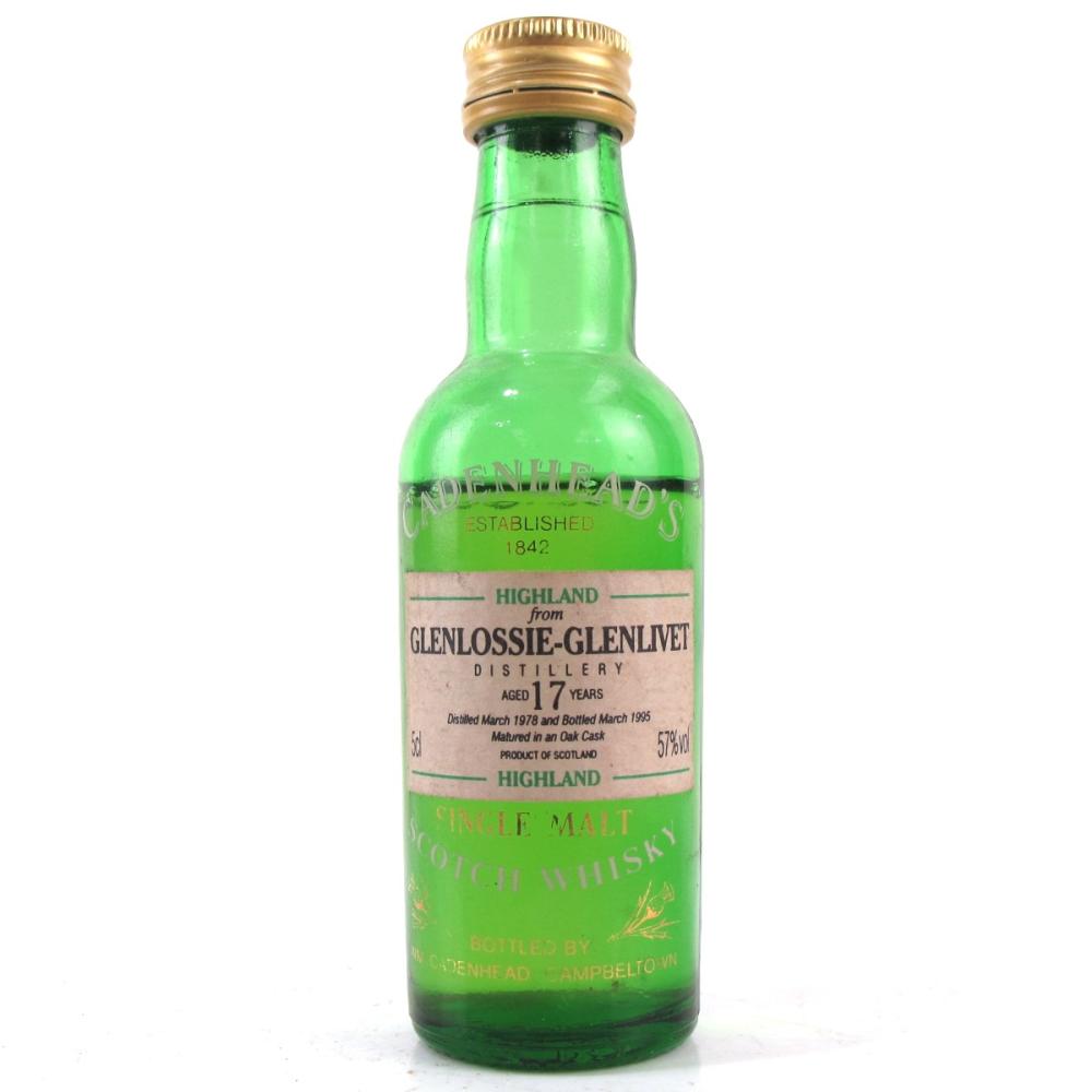 Glenlossie 1978 Cadenhead's 17 Year Old Miniature 5cl