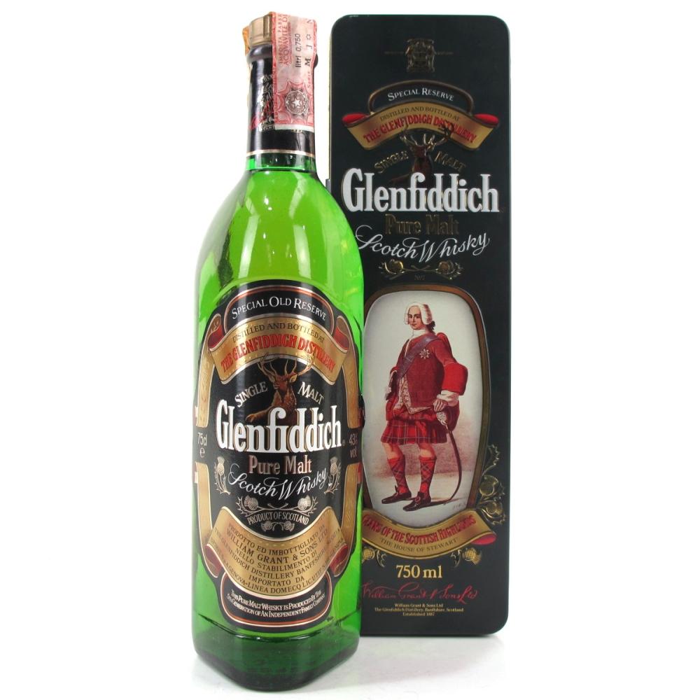 Glenfiddich Clans of the Highlands 1980s / 'House of Stewart' Italian Import