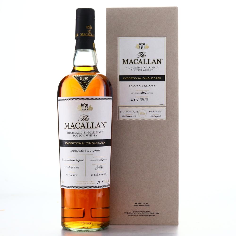 Macallan 2002 Exceptional Cask #3019-06 75cl / 2018 Release - US Import