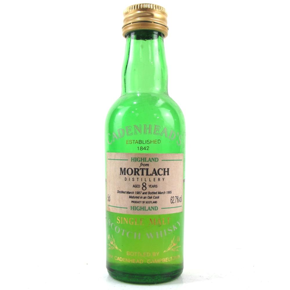Mortlach 1987 Cadenhead's 8 Year Old Miniature 5cl