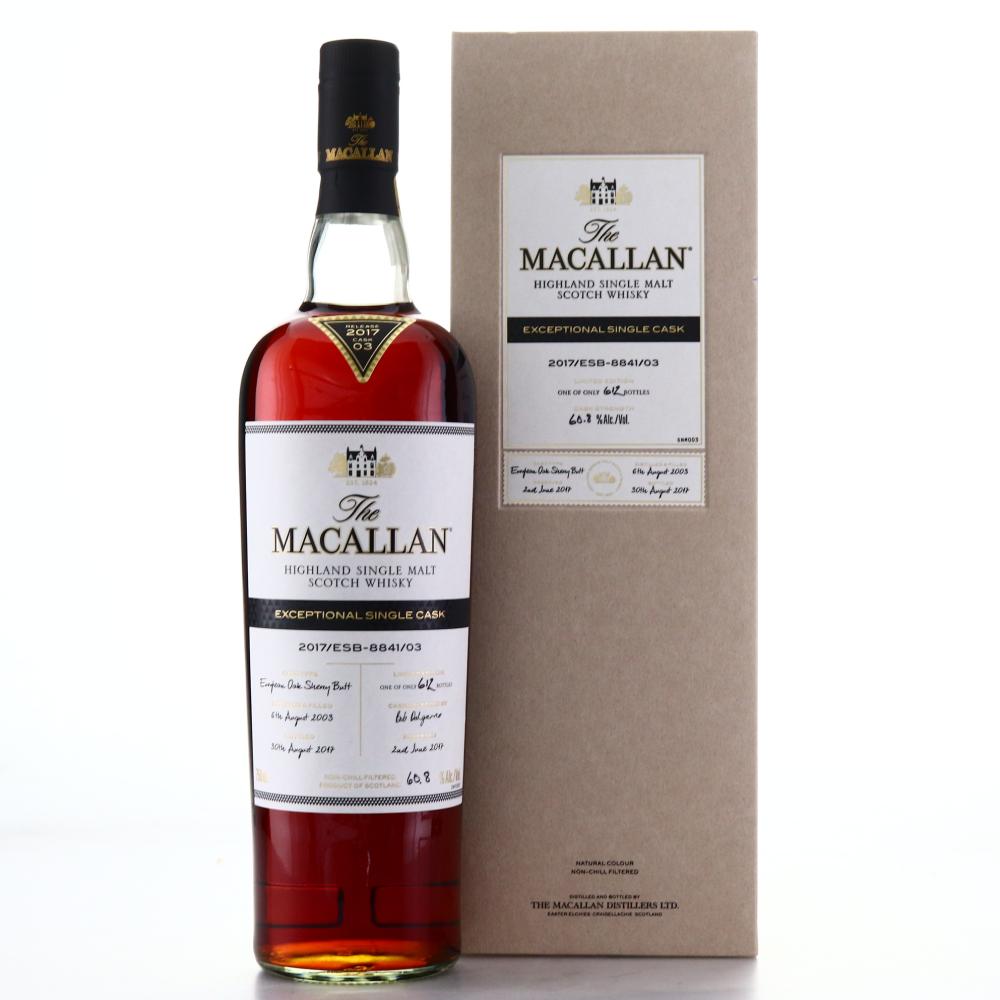 Macallan 2003 Exceptional Cask #8841-03 75cl / 2017 Release - US Import