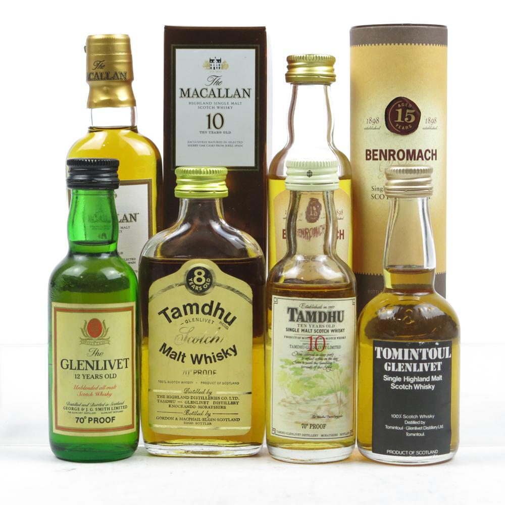 Speyside Single Malt Selection  / 6 x Miniatures