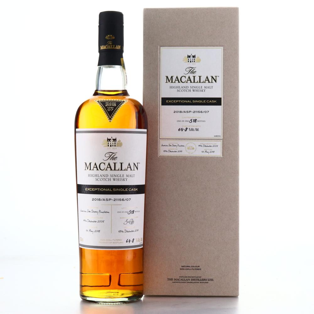 Macallan 2005 Exceptional Cask #21156-07 75cl / 2018 Release - US Import