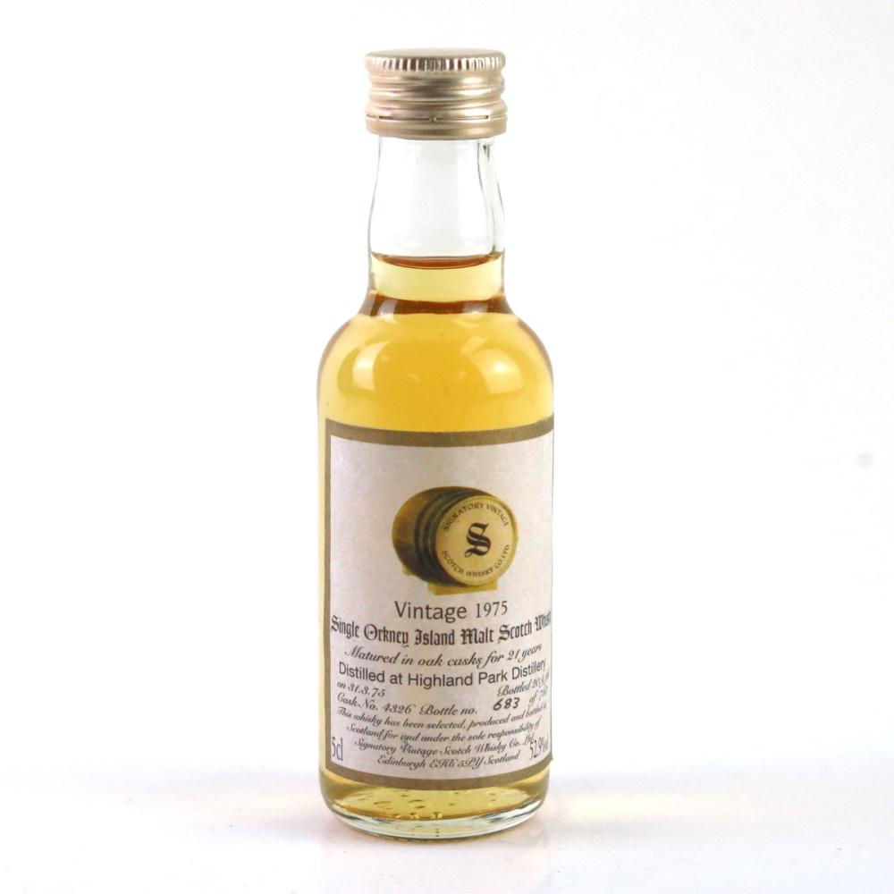 Highland Park 1975 Signatory Vintage 21 Year Old Miniature 5cl