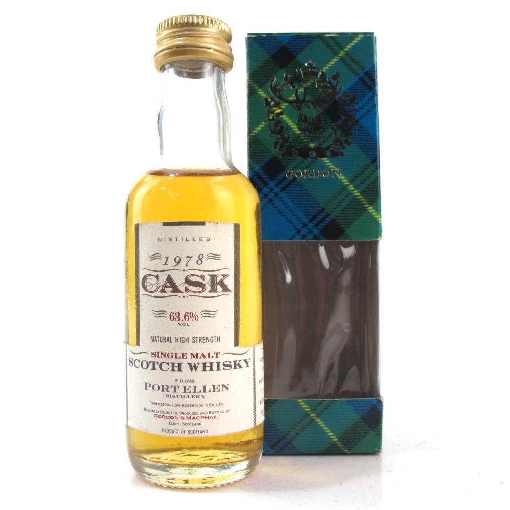 Port Ellen 1978 Gordon and MacPhail Cask Strength Miniature 5cl