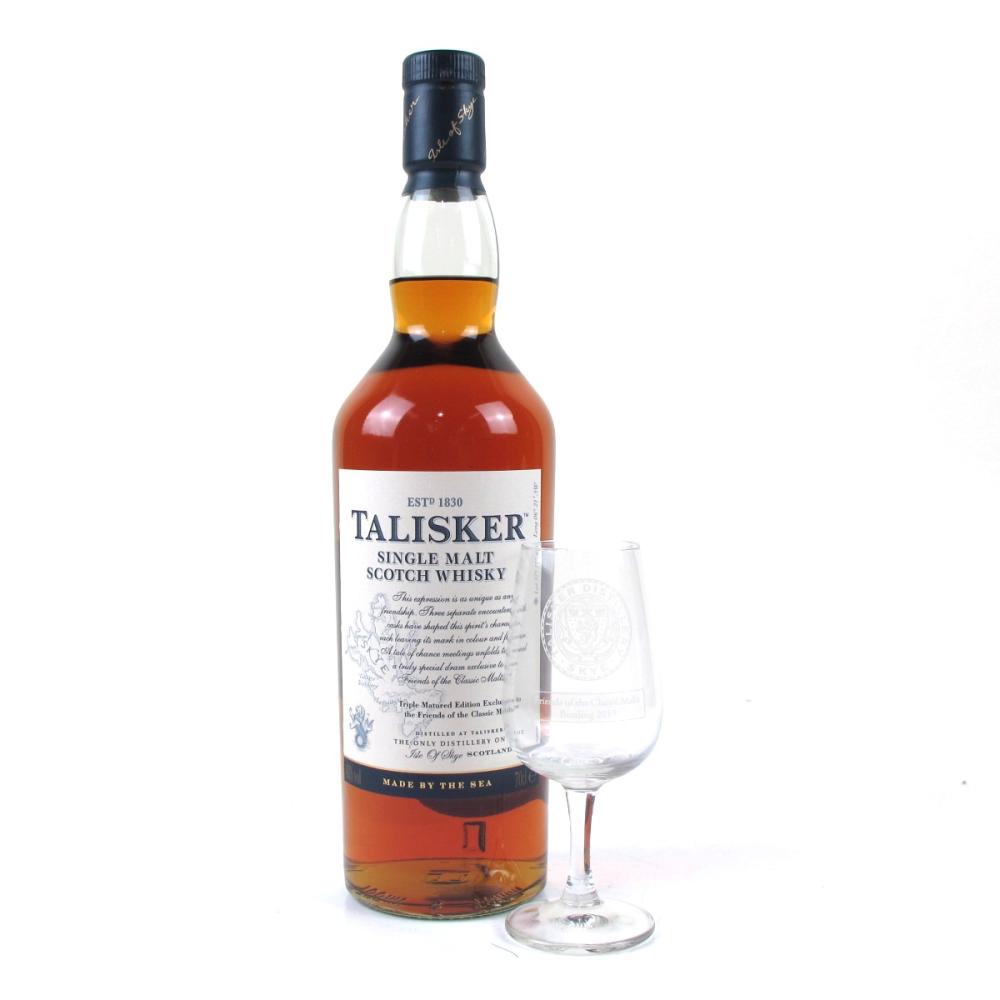 Talisker Friends of The Classic Malts Triple Matured / Including Glass