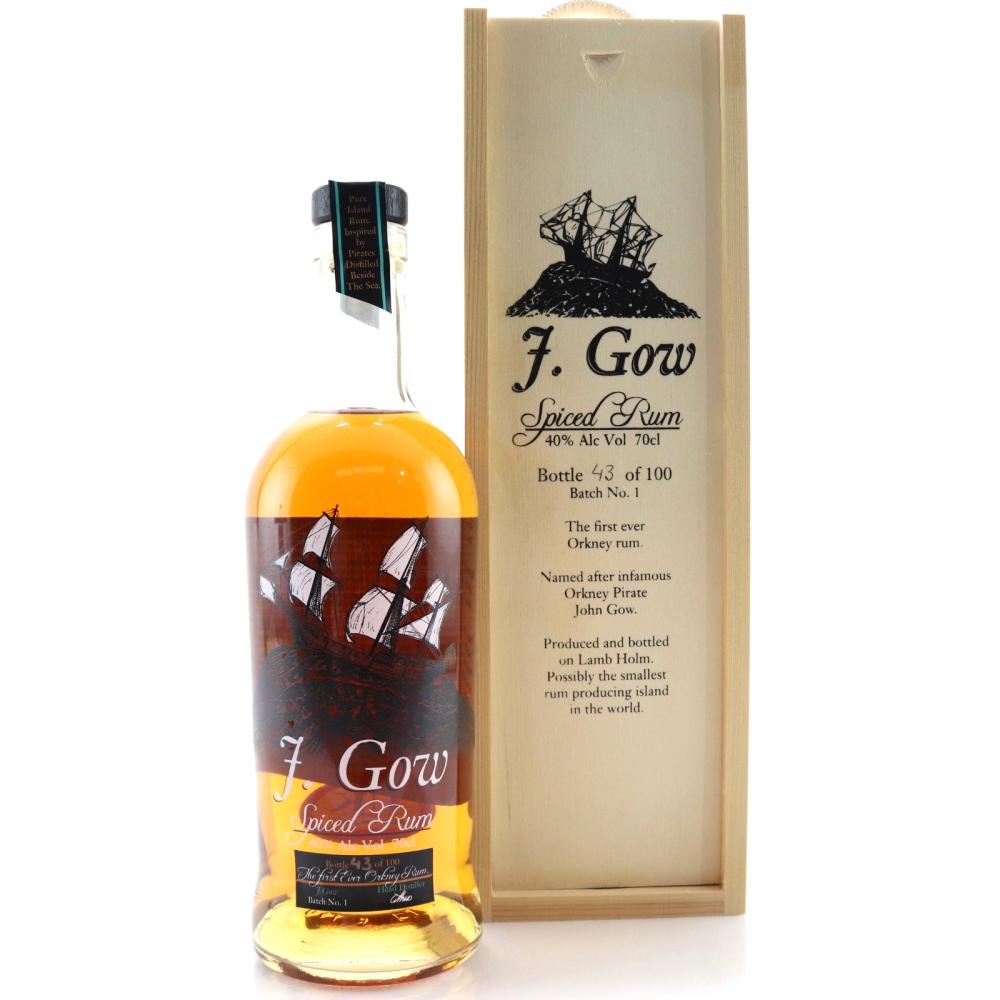 J Gow Spiced Rum Batch #1