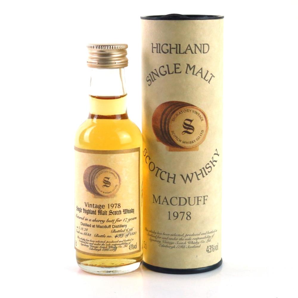 Macduff 1978 Signatory Vintage 17 Year Old Miniature 5cl