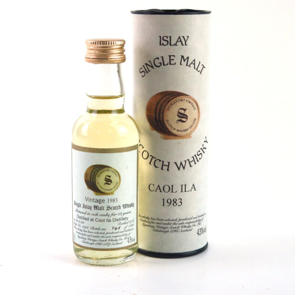 Caol Ila 1983 Signatory Vintage 13 Year Old Miniature 5cl