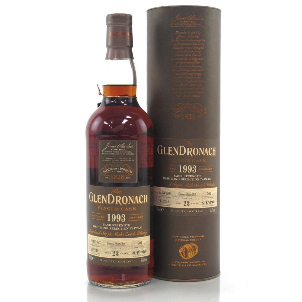 Glendronach 1993 Single Cask 23 Year Old #701 / Hsui Ming Selection Taiwan