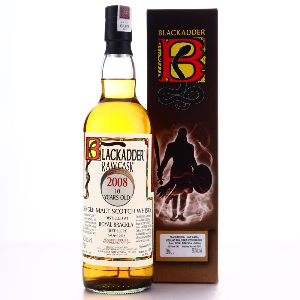 Royal Brackla 2008 Blackadder 10 Year Old Raw Cask