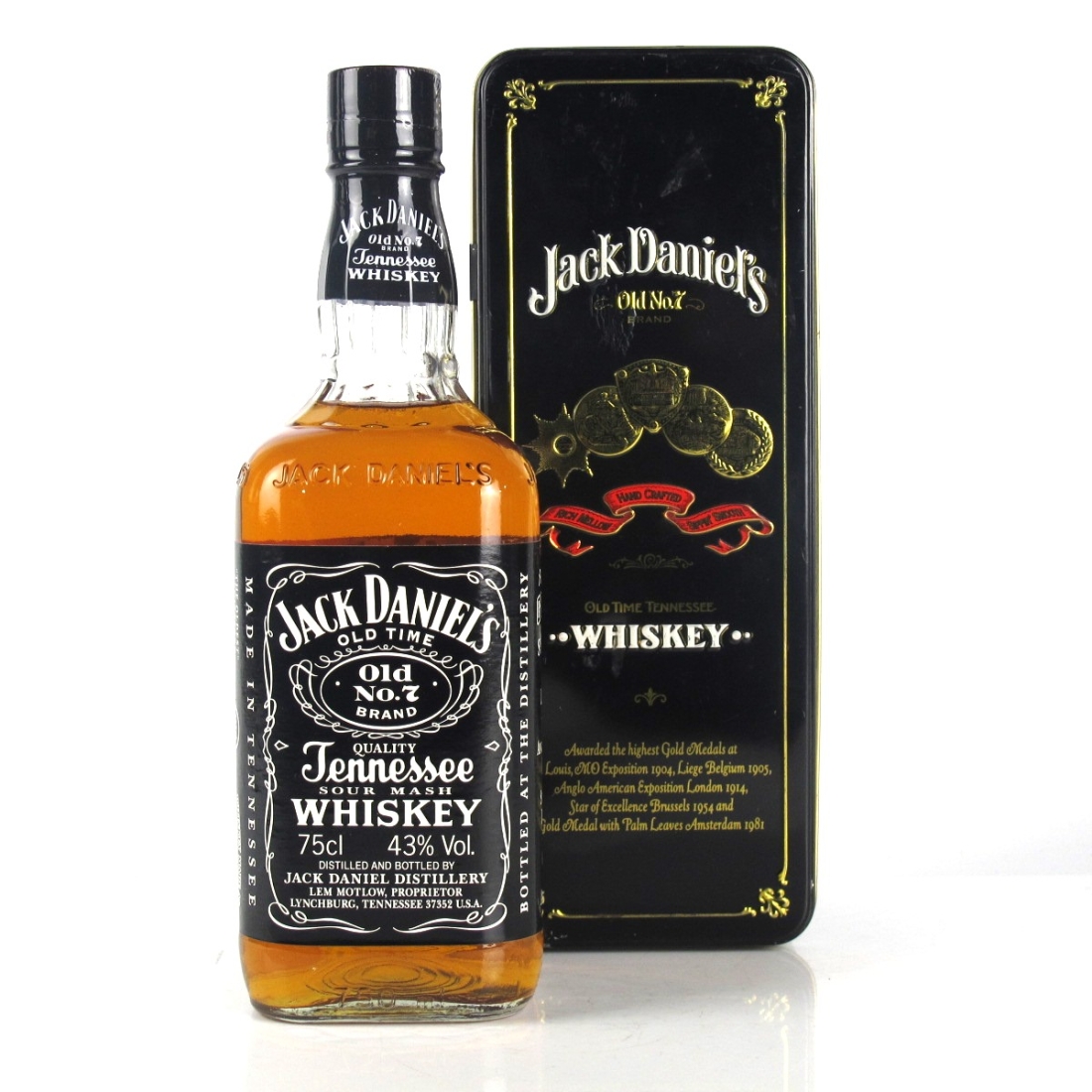 Jack Daniel's Old No.7 Gift Tin Pre-2003 43%