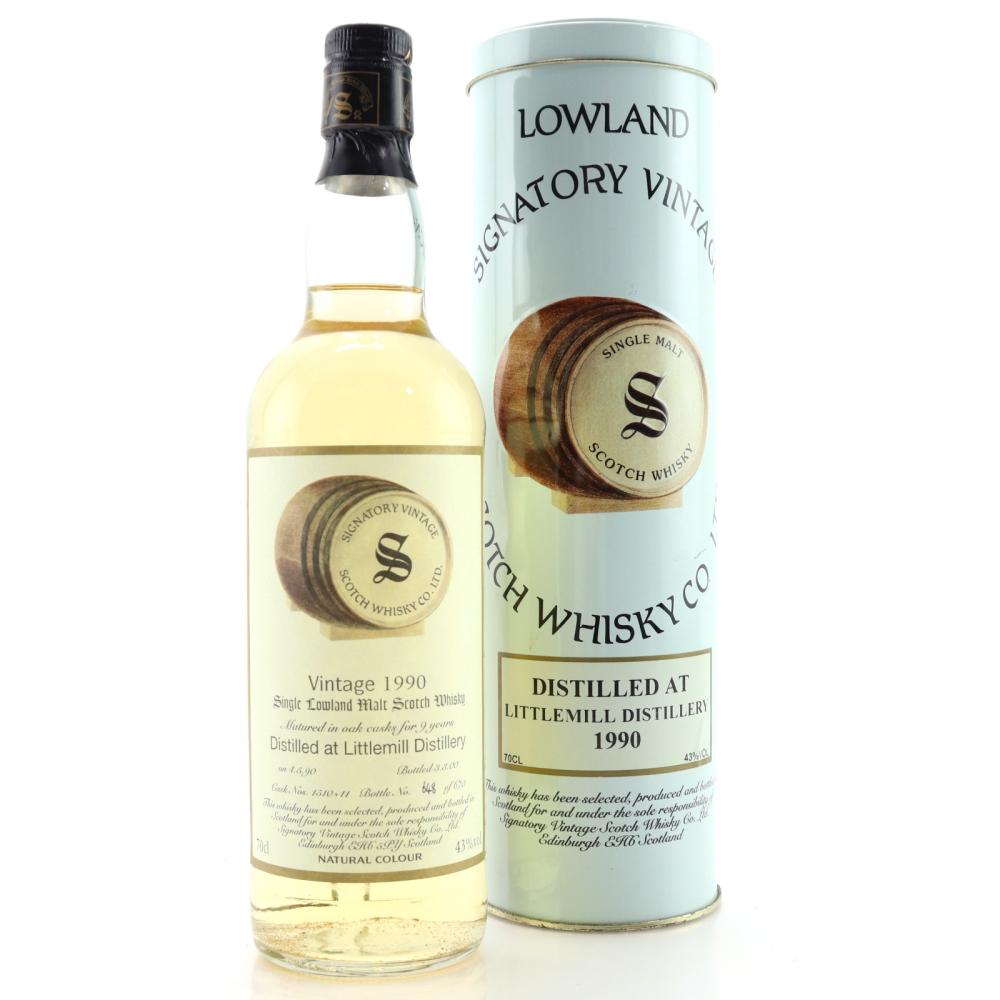 Littlemill 1990 Signatory Vintage 9 Year Old