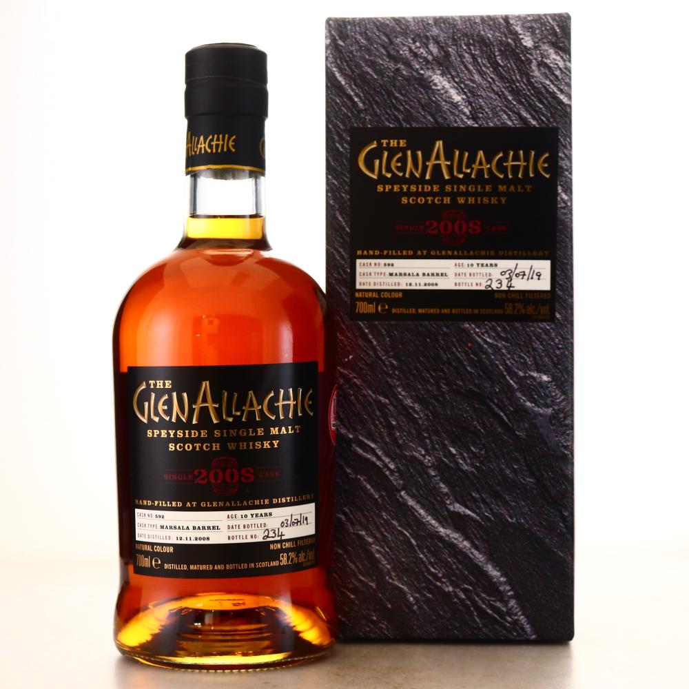 Glenallachie 2008 Single Marsala Cask 10 Year Old #592
