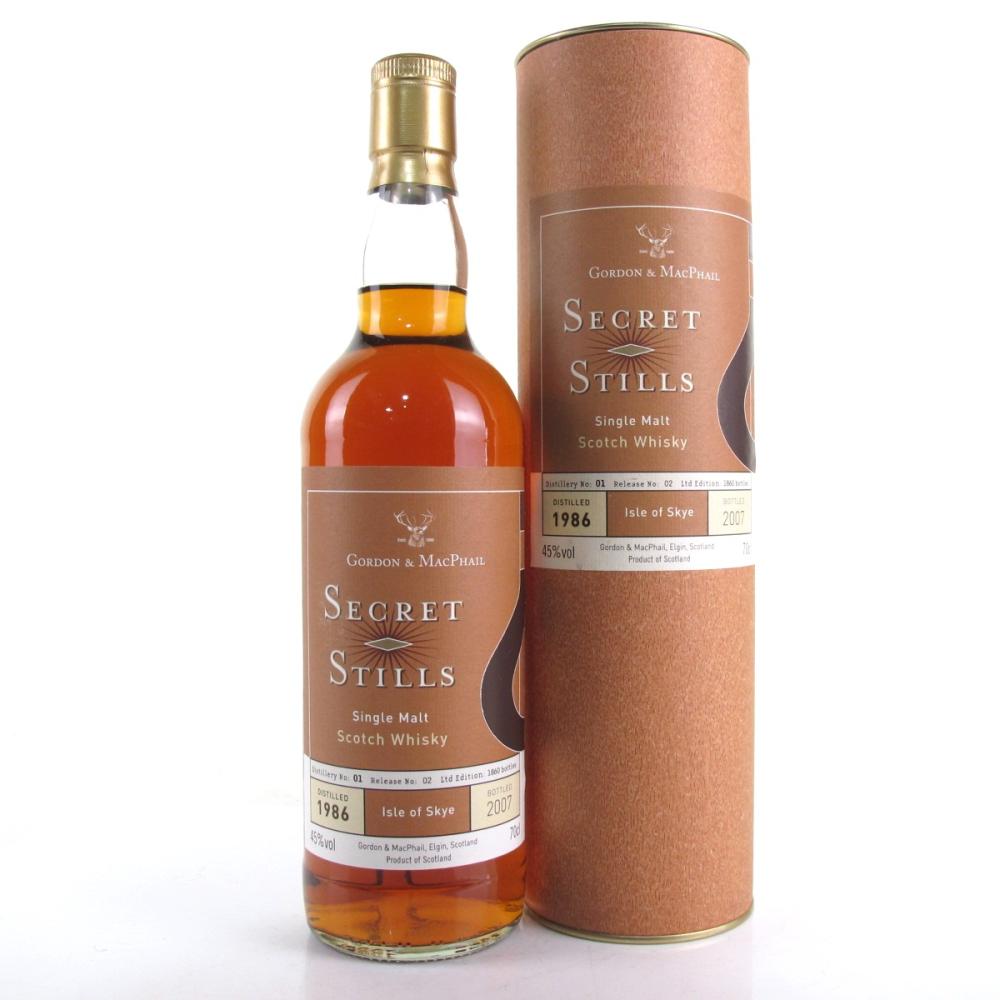 Talisker 1986 Gordon and MacPhail Secret Stills