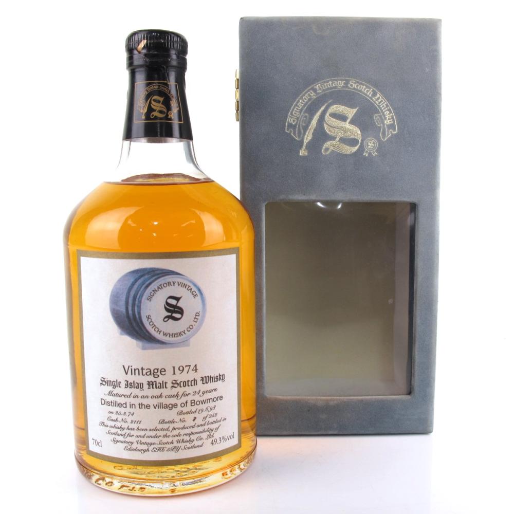 Bowmore 1974 Signatory Vintage 24 Year Old
