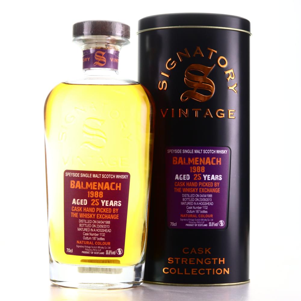 Balmenach 1988 Signatory Vintage 25 Year Old Cask Strength / TWE
